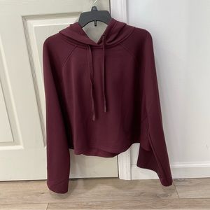 Athleta steady state crop sweatshirt sz large